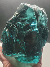 Load image into Gallery viewer, Aqua with Silver Traditional Andara Crystal 1.14kg