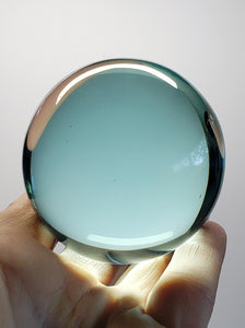 Aqua Blue - light Andara Crystal Sphere 2.5inch
