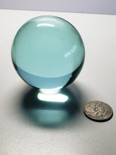 Load image into Gallery viewer, Aqua Blue - light Andara Crystal Sphere 2.5inch