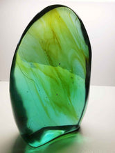Load image into Gallery viewer, Bi-color Aqua w/ Shaman Polished Andara Crystal 1.08kg