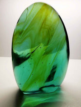 Load image into Gallery viewer, Bi-color Aqua w/ Shaman Polished Andara Crystal 1.08kg