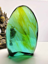 Load image into Gallery viewer, Bi-color Aqua w/ Shaman Polished Andara Crystal 1.08kg