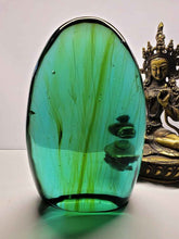 Load image into Gallery viewer, Bi-color Aqua w/ Shaman Polished Andara Crystal 1.125kg