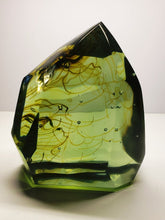 Load image into Gallery viewer, Bi-color Green w/ Shaman Polished Andara Crystal 1.165kg