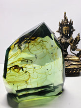 Load image into Gallery viewer, Bi-color Green w/ Shaman Polished Andara Crystal 1.165kg