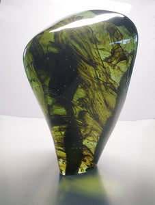 Bi - color Green with Brown (Green Shaman) Andara Crystal 4.975kg