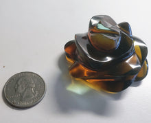 Load image into Gallery viewer, Bi - Color Aqua blue with Earth Shaman Andara Crystal Rose