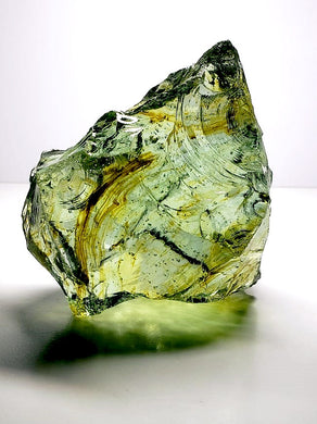 Bi-color Green w/ Shaman Traditional Andara Crystal 886g