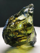 Load image into Gallery viewer, Bi-color Clear w/ Shaman Traditional Andara Crystal 930g