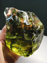 Load image into Gallery viewer, Bi-color Clear w/ Shaman Traditional Andara Crystal 930g