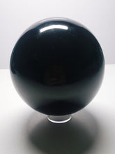 Load image into Gallery viewer, Black (Iridium) Andara Crystal Sphere 3.5inch