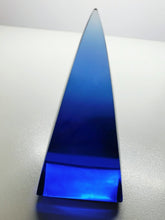 Load image into Gallery viewer, Blue Andara Crystal Nubian Pyramid 3in x 1.5in