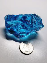 Load image into Gallery viewer, Blue - Light Bright Traditional Andara Crystal 144g