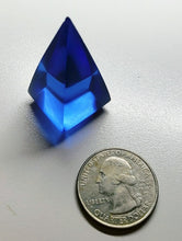 Load image into Gallery viewer, Blue Andara Crystal Nubian Pyramid 1.5in x .75in