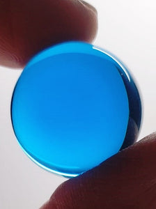 Blue - Medium Bright Andara Crystal Cabochon 20mm
