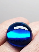 Load image into Gallery viewer, Blue - Medium Bright Andara Crystal Cabochon 20mm