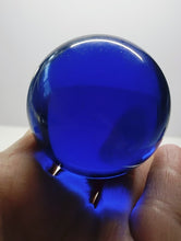 Load image into Gallery viewer, Blue Andara Crystal Sphere 2.25inch