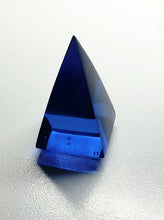Load image into Gallery viewer, Blue Andara Crystal Nubian Pyramid 1.5in x .75in