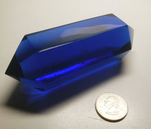 Load image into Gallery viewer, Blue Double Terminated Polished Andara Crystal Wand