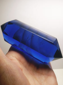 Blue Double Terminated Polished Andara Crystal Wand