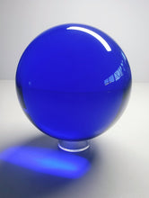 Load image into Gallery viewer, Blue Andara Crystal Sphere 3.75 inch