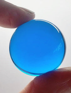 Blue - Medium Bright Andara Crystal Cabochon 30mm