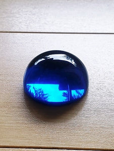 Blue - Medium Bright Andara Crystal Cabochon 30mm