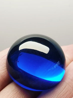 Blue - Medium Bright Andara Crystal Cabochon 30mm