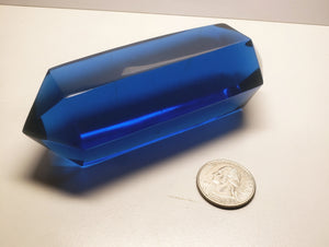Blue Double Terminated Polished Andara Crystal Wand