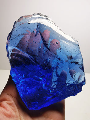 Blue (Sapphire Elestial) Traditional Andara Crystal 432g