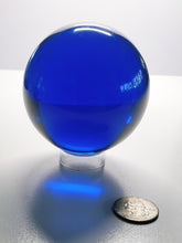 Load image into Gallery viewer, Blue Andara Crystal Sphere 2.75inch
