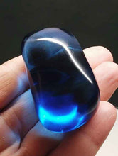 Load image into Gallery viewer, Blue w/ Shaman Andara Crystal Hand Piece 70g