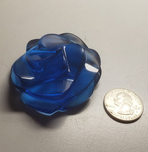 Blue Andara Crystal Rose