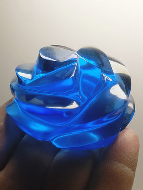 Blue Andara Crystal Rose
