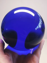 Load image into Gallery viewer, Blue Andara Crystal Sphere 3.75 inch