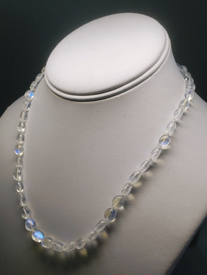 Moonstone - Blue Flash  EO+ oval 17.75inch