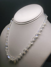 Load image into Gallery viewer, Moonstone - Blue Flash  EO+ oval 17.5inch