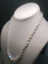 Load image into Gallery viewer, Moonstone - Blue Flash  EO+ oval 19.5inch