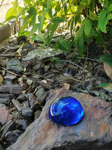 Blue - Medium Bright Andara Crystal Cabochon 40mm