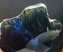 Load image into Gallery viewer, Blue w/ Earth Shaman Traditional Andara Crystal 616g
