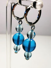 Load image into Gallery viewer, Blue Bright &amp; Light Andara Crystal Earrings