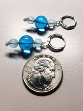Load image into Gallery viewer, Blue Bright &amp; Light Andara Crystal Earrings