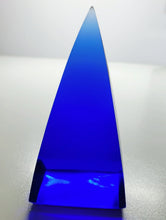 Load image into Gallery viewer, Blue Violet Andara Crystal Nubian Pyramid 3in x 1.5in