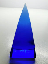 Load image into Gallery viewer, Blue Violet Andara Crystal Nubian Pyramid 2.5in x 1.25in