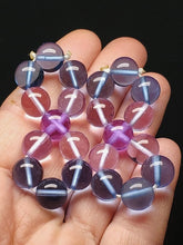 Load image into Gallery viewer, Blue Violet Flame Andara Crystal Healing Tool PAIR