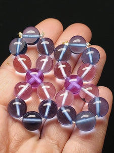 Blue Violet Flame Andara Crystal Healing Tool PAIR