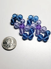 Load image into Gallery viewer, Blue Violet Flame Andara Crystal Healing Tool PAIR