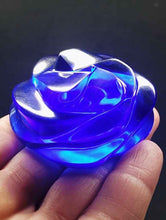 Load image into Gallery viewer, Blue Violet Andara Crystal Rose