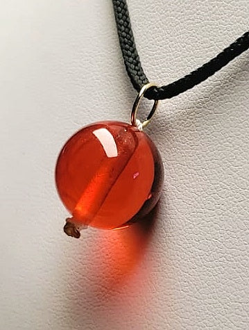 Orange - Bright Andara Crystal Pendant (1 x 16mm)