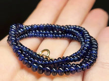 Load image into Gallery viewer, Sapphire - Blue (full) EO 2.5-5mm 18inch 58.55ct